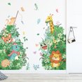 thumbnail image 2 of Juego de Pegatinas de Pared JAMW Animales de la Selva Jirafa León Oso Sencillez, 2 of 5