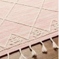 thumbnail image 6 of Mark&Day Wool Rugs, 2x8 Udall Global Light Pink Runner Area Rug, Pink Beige Carpet for Hallway, Kitchen, Bedroom or Living Room (2'6" x 8' Runner), 6 of 6