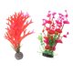 thumbnail image 1 of Aquarium Plants Grass Artificial Water Plant Fish Tank Landscaping Safe for Fresh and Salt Water 22*4*4cm Easy to Clean 2Pcs, 1 of 4