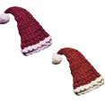 thumbnail image 5 of Women Long Ball Knit Hat Cap Girl Casual Crochet Christmas Winter Pointy Beanie, 5 of 6