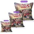 thumbnail image 4 of Be My Valentine's Dachshund Truck Full of Love Flower Balloon Pillow Cushion Double Sided Wiener Dog Lover Gifts Idea Throw Pillow - 02029, 4 of 4
