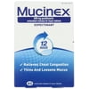 Mucinex 12Hr Chest Congestion Expectorant 600mg Tablets, 40 ct, 3 Pack