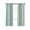 Brown Teal Beige, variant on Blue Purple Stripe Blackout Curtains, Light Blocking Print Window Curtains, Gradient Geometric Vertical Striped Thermal Insulated Window Drapes for Living Room Kitchen Cafe 2 Panels, 104"W x 52"L