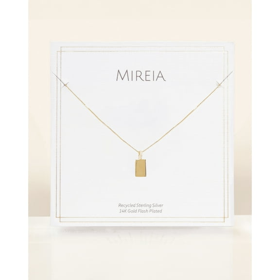 Pavé Bail Tag Necklace