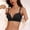 Black, variant on Kukoosong Balconette Bras for Women Fashion Plus Size Women's Thin Bra without Rims Gathering Breathable Underwear Daily Bras, Sizes XL