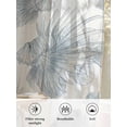 thumbnail image 6 of Sheer Curtains 84 Inches Long, Beach Coastal Fish Semi Sheer Curtains Light Filtering Window Treatment, Watercolor Sea Ocean Nautical Privacy Voile Drapes for Living Room Bedroom 52x84 Inch, 6 of 7