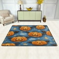 thumbnail image 3 of Area Rugs 36"x24" Indoor Non-Slip Wear Resistant Floor Mats Soft Large Carpets for Living Room Bedroom Home Decor Washable Rug Spooky Evil Pumpkin Designs, 3 of 7