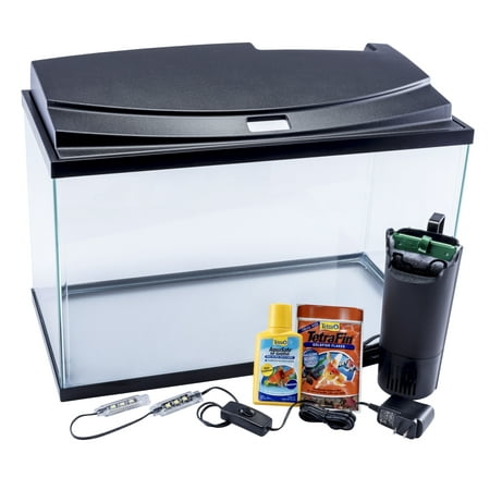 Tetra Goldfish LED Aquarium Starter Kit, 10-Gallon (Best Fish Tank For Goldfish)