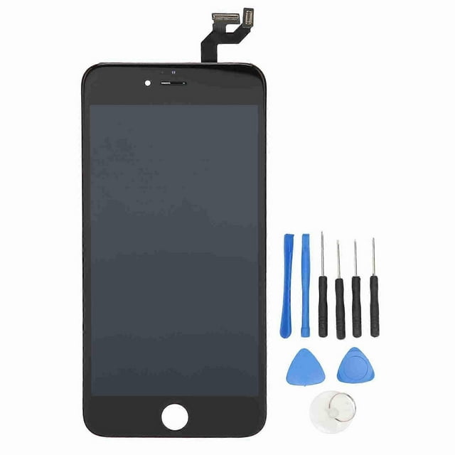 Touch Screen Replacement Kit for iOS 6S Plus Mobile Phone, Black