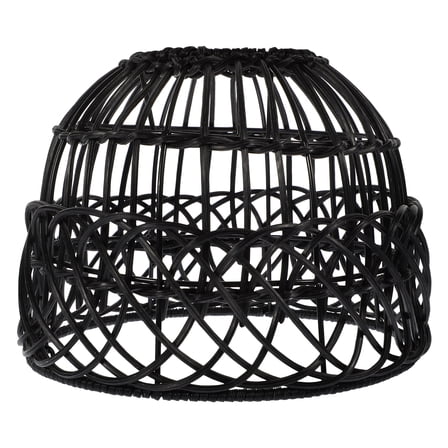 Worgeous Date Rattan Chandelier Lampshade 20.80X20.80X15.20CM Black