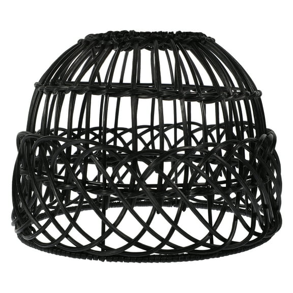 Worgeous Date Rattan Chandelier Lampshade 20.80X20.80X15.20CM Black