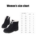thumbnail image 2 of Botas de Nieve Tobillo Antideslizante Moda Mujer para Caminar Senderismo (39) Negro, 2 of 9