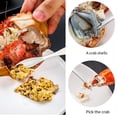 thumbnail image 4 of Herramientas para comer mariscos Yuarrent acero inoxidable con Kit de abrazadera de mango, 4 of 6