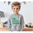 thumbnail image 2 of Bump and Beyond Designs Mr. Lucky Charm St. Patrick's Day Sweatshirt for Boys and Girls (Natural 2T), 2 of 5
