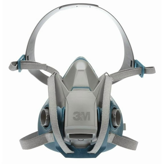 Rugged Comfort Quick Latch Half Facepiece Reusable Respirator 6501QL, Cool Flow Exhalation Valve, Bayonet Connection, Silicone Face Seal, Gases, Vapors, Dust, Maintenance, Construction, S