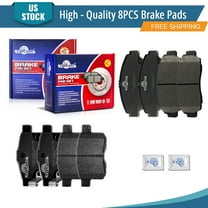 YXPCARS 8PCS Front & Rear Ceramic Brake Pads(D787 D1451) for Honda Accord 2008-2011 Acura TSX 2009-2010
