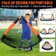 thumbnail image 4 of Juego de porterías de fútbol VAVOSPORT Kids de 6 x 4 pies con balón de fútbol y escalera, 4 of 7