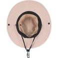 thumbnail image 3 of Muryobao Women's Ponytail Sun Hat UV Protection Foldable Mesh Wide Brim Beach Fishing Hat, 3 of 7