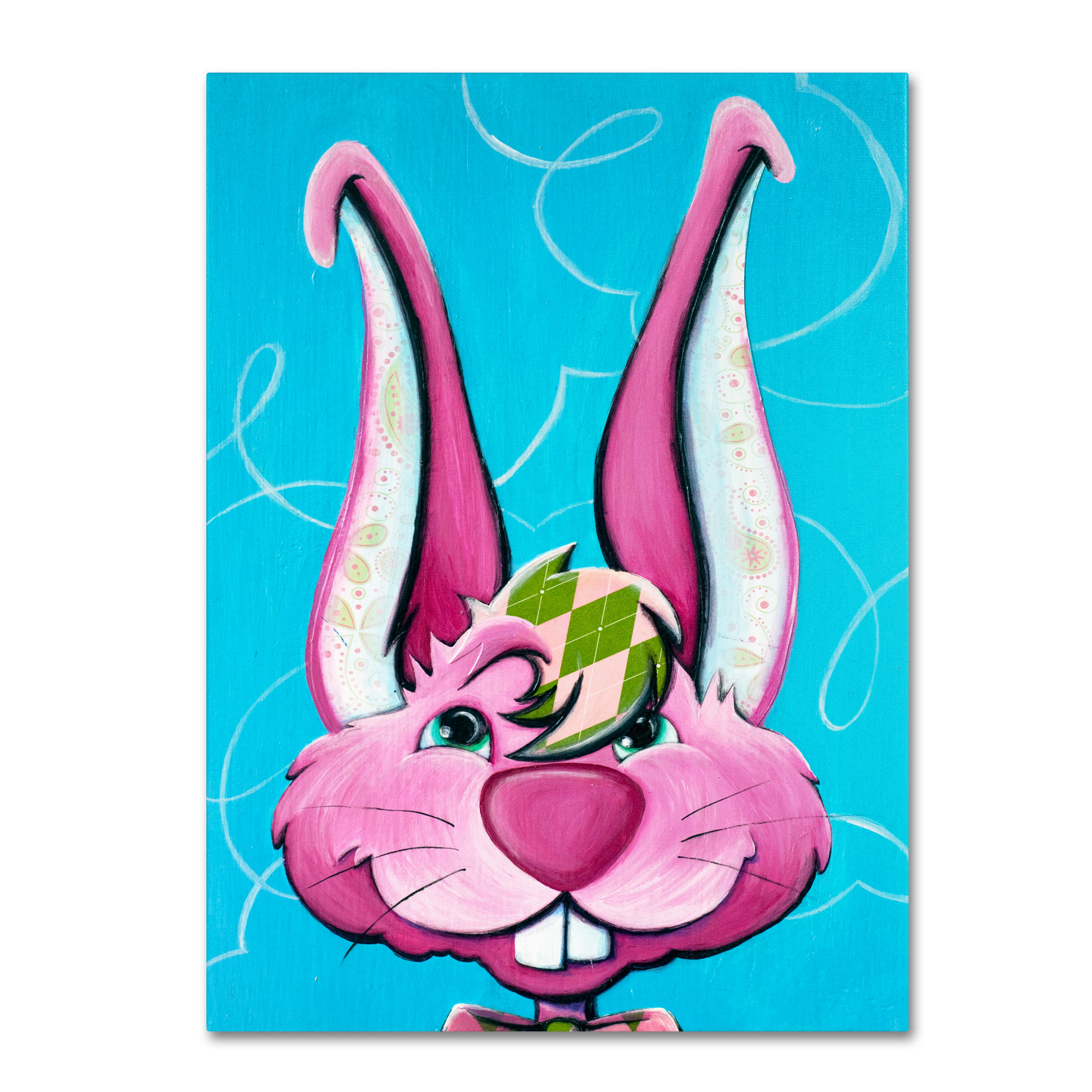 Trademark Art "Dressy Bunny" Canvas Art by Sylvia Masek, 14x19