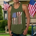 thumbnail image 4 of Caqnni Patriotic Tank Top Shirts Sleeveless for Men - USA Short Sleeve American Flag T-Shirt for Men for 4th of July (AG,XXL), 4 of 4
