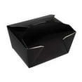 thumbnail image 1 of Pack N' Eat Black Number 1 Take Out Box -- 300 per case, 1 of 1