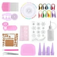 thumbnail image 2 of Paper Quilling, Paper Quilling Kit Quilling Pen Slotted Paper Quilling Tools  For Friends For Families, 2 of 8