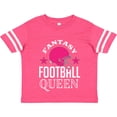 thumbnail image 3 of Inktastic Fantasy Football Queen Girls Toddler T-Shirt, 3 of 5