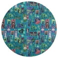 thumbnail image 3 of Haunted Mansion Round Area Rugs for Bedroom Living Room, 4FT Soft Comfy Indoor Circle Carpets, Carpet Home Decor Floor Mat, 3 of 6