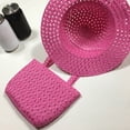 thumbnail image 3 of Girls Tea Party Straw Sun Hat and Purse Kids Party Birthday Travel Gift Red One Size, 3 of 5