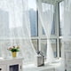 thumbnail image 1 of Cortinas de ventana Wosthever de tul transparente Blanco 145cm * 150cm, 1 of 6