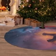 thumbnail image 6 of Lsque Watercolor Sky Dragon Print Christmas Tree Skirt, Tree Skirt with Ties or Velcro, Perfect for Holiday Decorations, Halloween, and New Year-48", 6 of 7