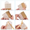 thumbnail image 4 of Unique Bargains Candy Boxes, 100 Pcs Wedding Gift Boxes Paper Box with Ribbon 3.3 x 2.6 Inch for Gift Wrap Wedding, Gold Tone, 4 of 5