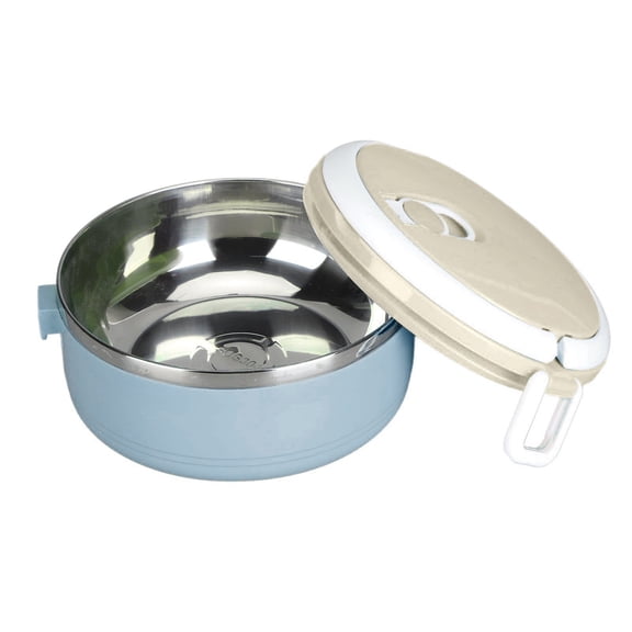 1Pcs Stainless Steel Lunch Box,Insulated Leak Proof Lunch Box,Thermal Lunch Container,Portable Stainless Steel Food Container ,Round Stackable Leakproof Insulated Thermal Food Container,(Random)