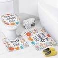 thumbnail image 4 of 4 Piece Shower Curtain Sets with Non-Slip Rugs Toilet Lid Cover and Bath Mat Shower Curtain Set Mom You Are Simply The Best Waterproof Fabric Bath Curtains Spring Flowers for Bathroom Decor, 4 of 8