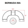 thumbnail image 3 of Bermuda 6 Piece Outdoor Wicker Patio Furniture Set 06a, 3 of 7