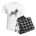 thumbnail image 4 of CafePress - Schnauzer Women's Light Pajamas - Women's Short Sleeve Print T-Shirt and Pants Light Cotton Pajama Set, 4 of 7