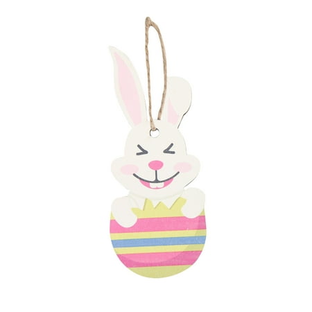 

Veki Wooden Car Carrot Decoration Pendant DIY Doll Pendant Painted Easter Hangs Clear Crystals for