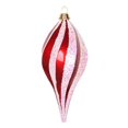 thumbnail image 1 of Red White Candy Glitter Swirl Drop Ornament - 12 in., 1 of 1