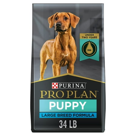 UPC: 0038100132635 | Purina Pro Plan Puppy Dry Dog Food for Large Dogs Under 2 Years Real Chicken & Rice 34 lb Bag