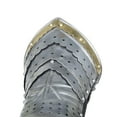 thumbnail image 4 of 14" Metal Silver Replica Medieval Armor Gloves, by DecMode (2 Count), 4 of 8