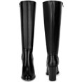 thumbnail image 5 of BLISSFUL STEP Round Toe Chunky Heel Knee High Boots for Women, 5 of 6