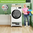 thumbnail image 3 of HUAXRON Two Pack Laundry Pedestals Universal Fit 700 lbs Capacity, Heavy Duty Washer & Dryer Machine Base Stand Platform(Pack of 2), 3 of 12