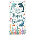 thumbnail image 6 of Marine Animals Banner Under the Sea Theme Ocean Decorations Colorful Design for Kids Party Event, 6 of 8