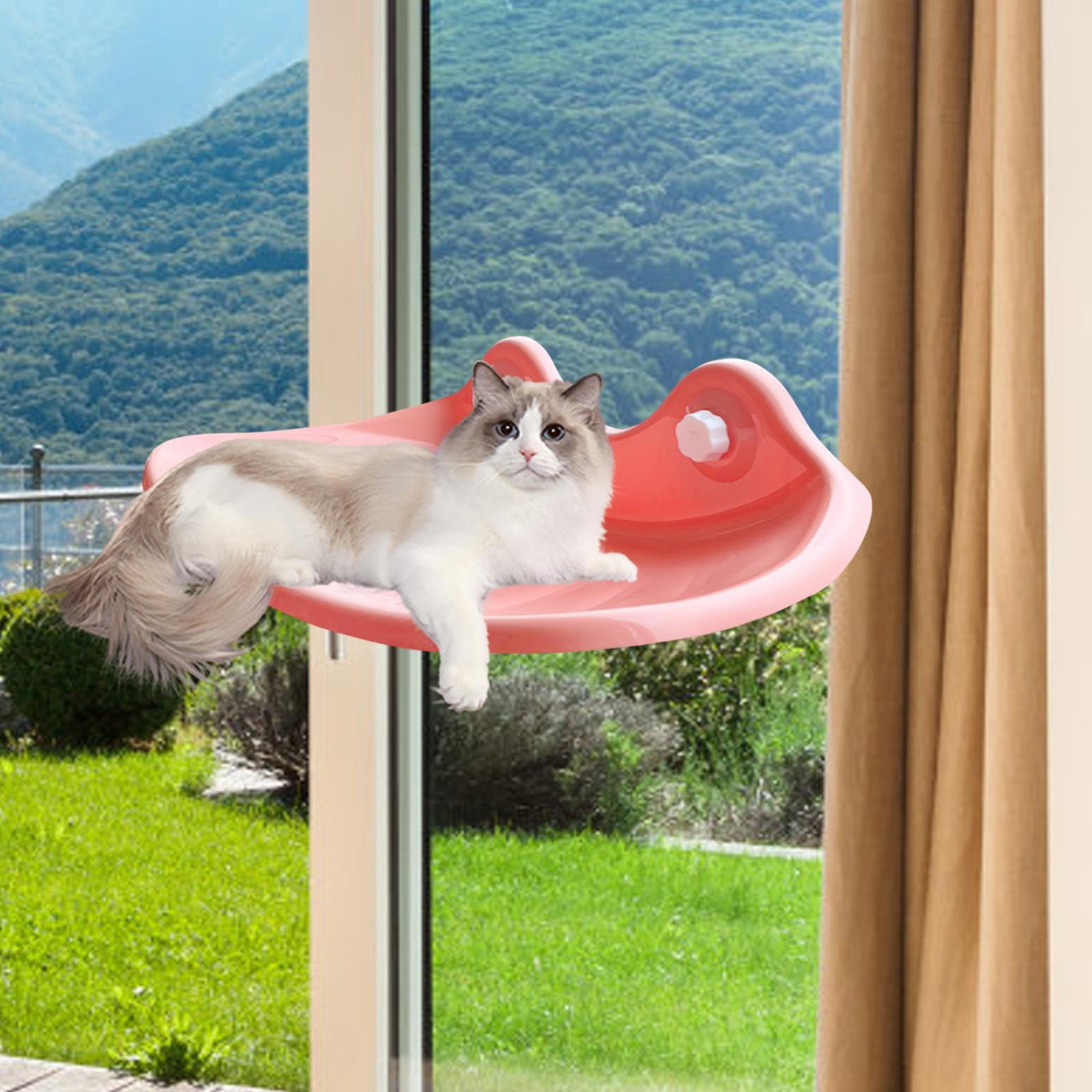 Cat Window Hammock Cat Window Perch Resting Shelf Easy Install PETG Material for Pet Owners Apartment
