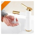 thumbnail image 2 of Sink Faucets Basin Mixer 360 Rotation Spout Tap Hot Cold Faucet Water Taps Crane Brass, 2 of 10