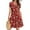 Multicolor, variant on Vetsdori Mini Dresses for Women Short Sleeve Casual Sundress Summer Beach V-Neck Tunic,Party Outfits Juniors Dress Floral Print