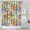 Pioneer Flower Floral Print Pattern-1, variant on Pioneer Flower Floral Print Pattern Shower Curtain 84”x72", Bathroom Decorative Shower Curtain Set with 12 Hooks, Waterproof Washable