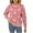 Pink, variant on Women's Fall Winter Multi-Red Heart Pattern Long Sleeve Crew Neck Pullover Sweater, Trendy Casual Acrylic Knit Top, Walmart Popular Women's Fashion Sweater Pink S