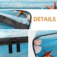 thumbnail image 3 of ERJLKXP Starfish Wooden Board Makeup Bags Travel Cosmetic Bag Case, Large Capacity Organizer and Storage, Portable Pouch Toiletry bag for Women & Girls, 3 of 7