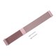 thumbnail image 3 of Correa de reloj de malla de acero inoxidable Uxcell de 18 mm, correa de reloj de metal de liberación rápida con hebilla magnética para hombres y mujeres, rosa claro, 3 of 7